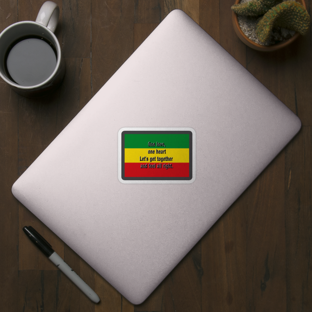 One love Rasta flag by MasterChefFR